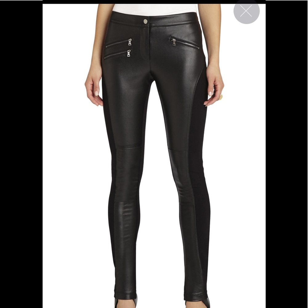 BCBGMAXAZRIA Stephen Moto Leggings brand new
J